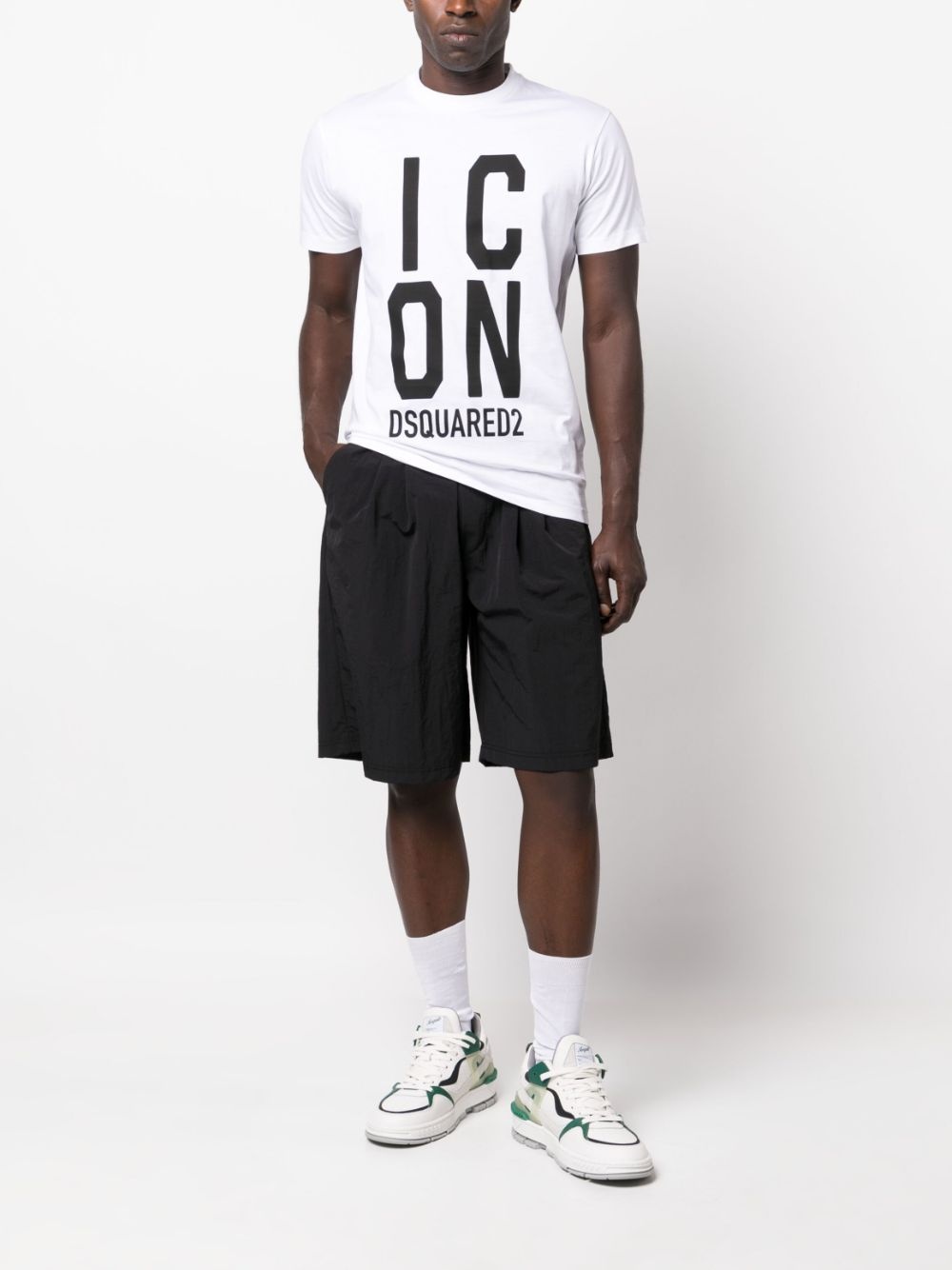 logo-print cotton T-shirt - 2