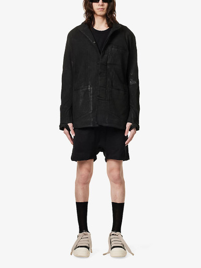 Boris Bidjan Saberi Brand-embellished panelled regular-fit stretch-cotton jacket outlook