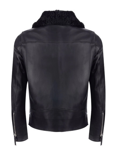 Giuseppe Zanotti Deven leather jacket outlook