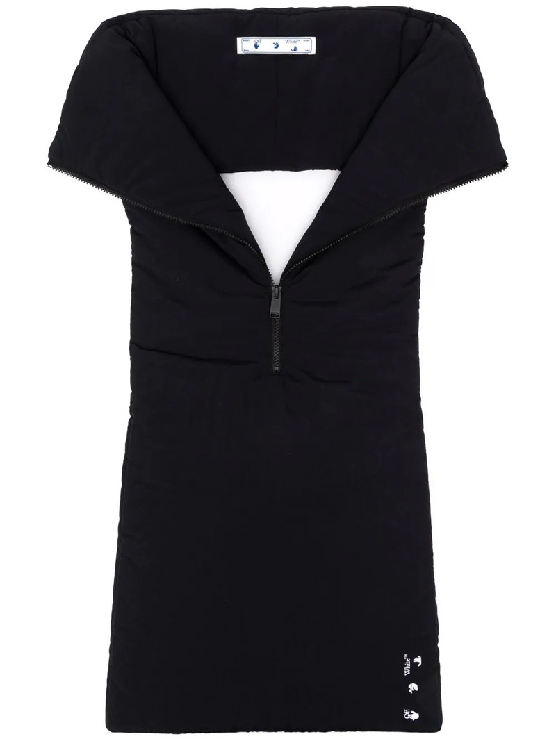 zip-up bib scarf 1