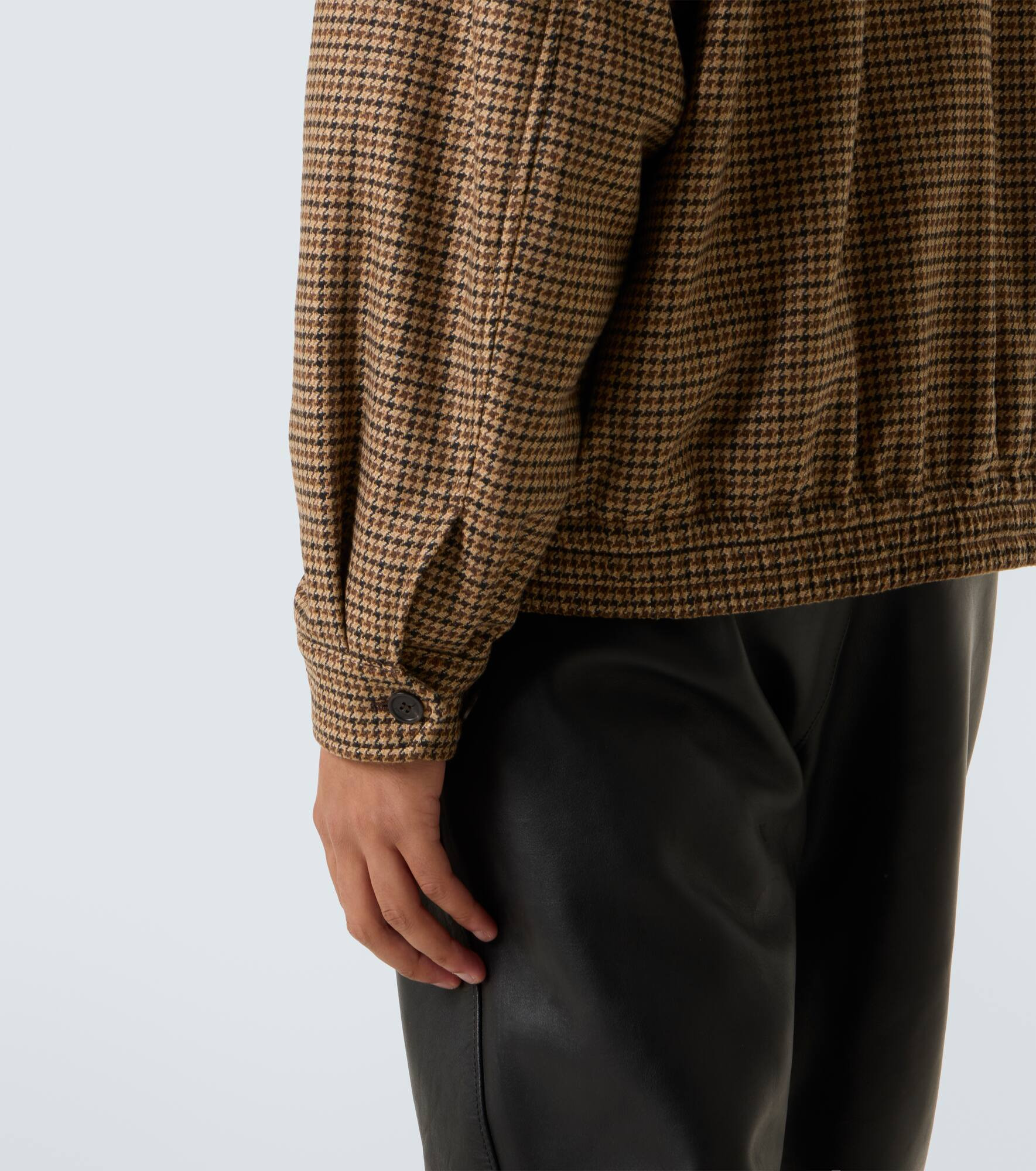 Houndstooth blouson - 6