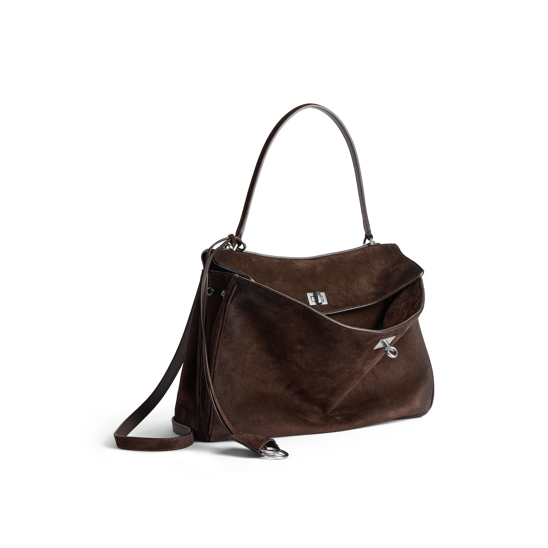 Women's Rodeo Handbag Medium in Light Espresso - 2