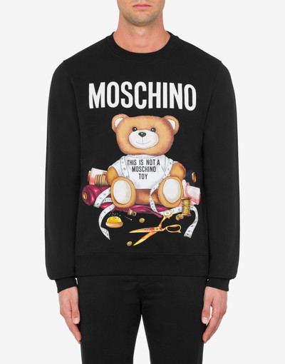 Moschino SARTORIAL TEDDY BEAR ORGANIC COTTON SWEATSHIRT outlook