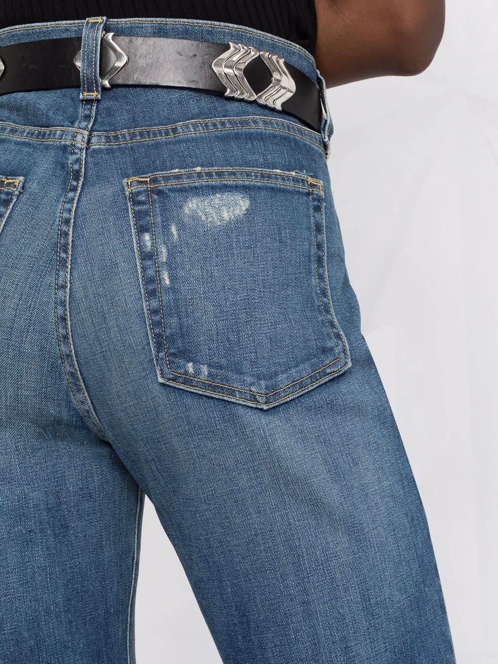 flared denim jeans - 3