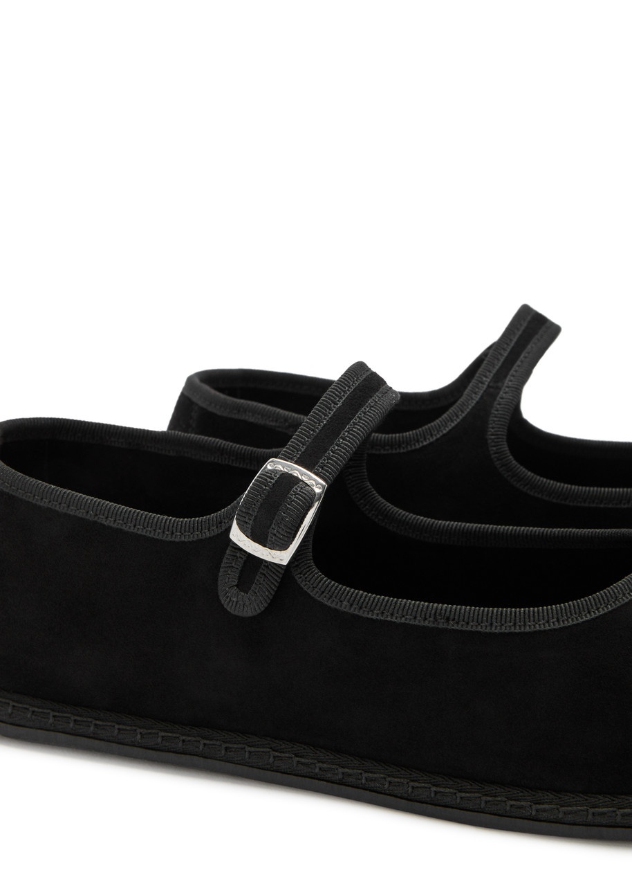 Vibi Venezia Suede Mary Jane Flats - 4