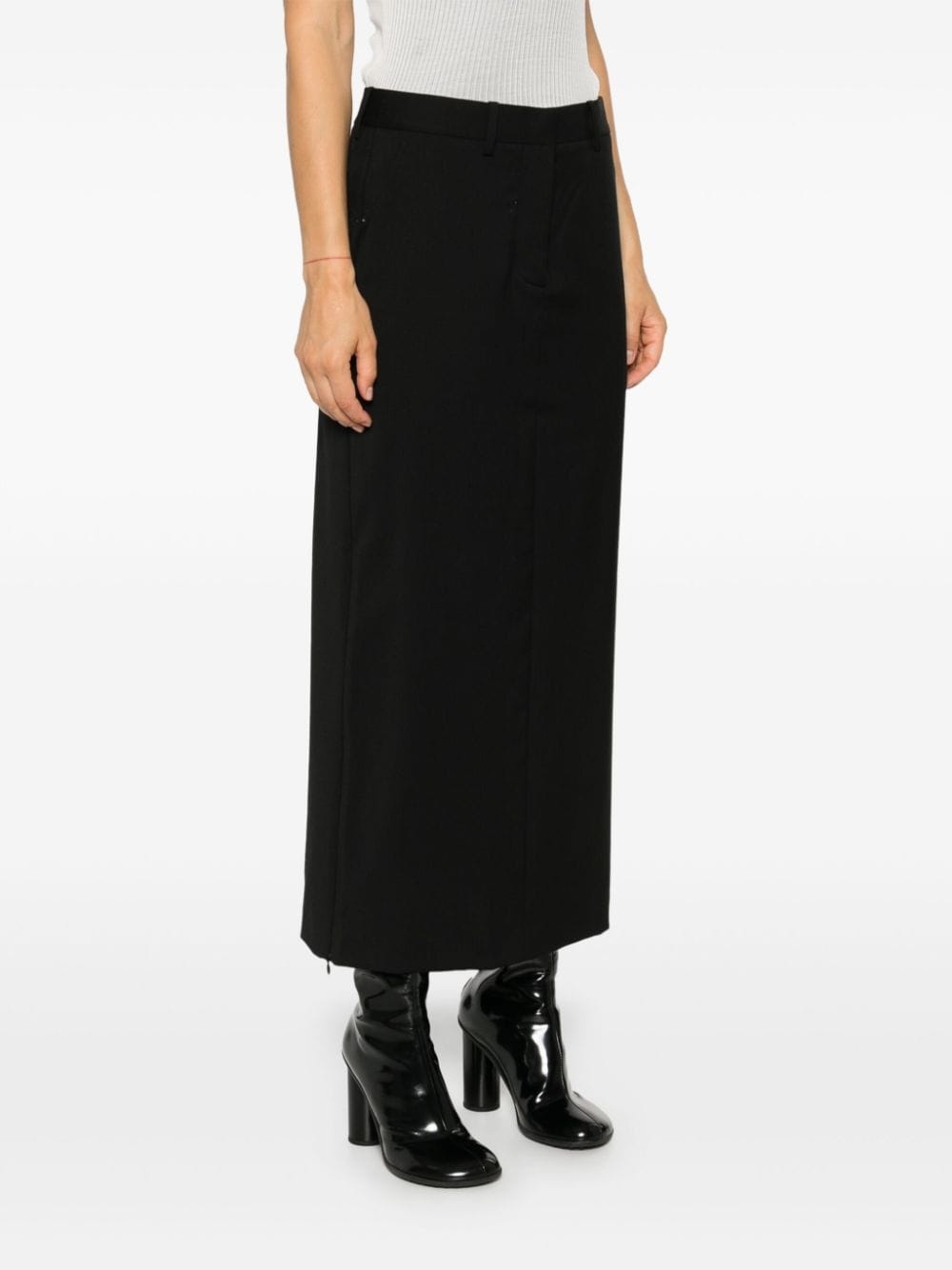 zip-details maxi skirt - 3