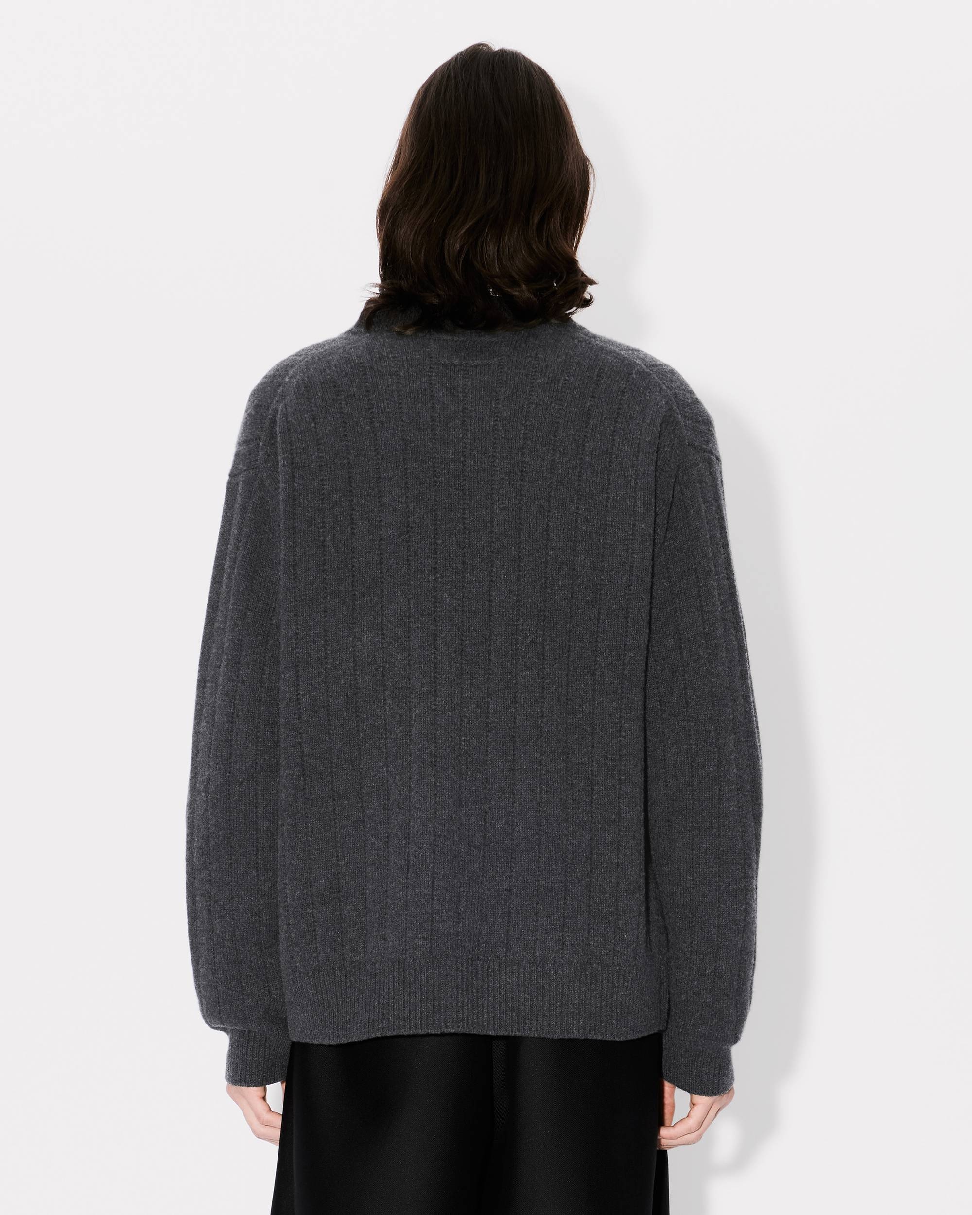 Embroidered cashwool cardigan - 4