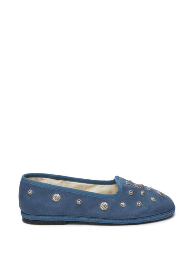 Frutate studs suede slippers 1