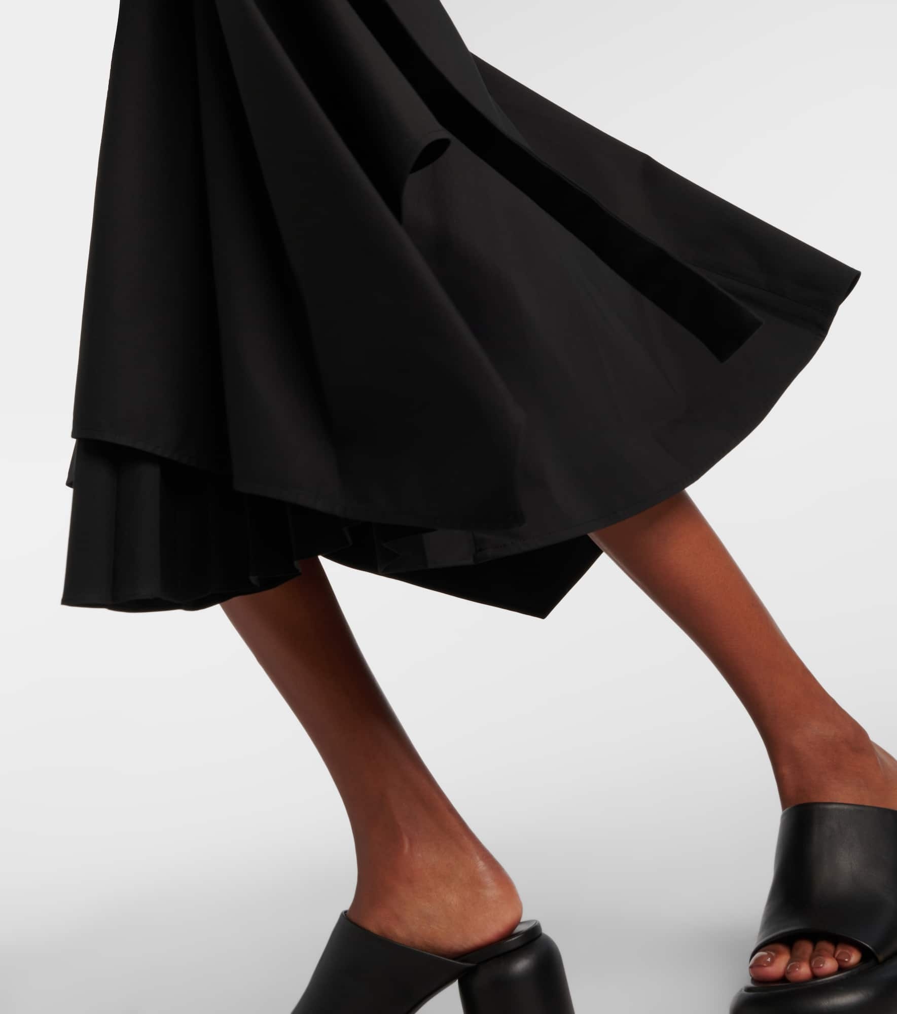 Yoko cotton-blend poplin wrap dress - 5