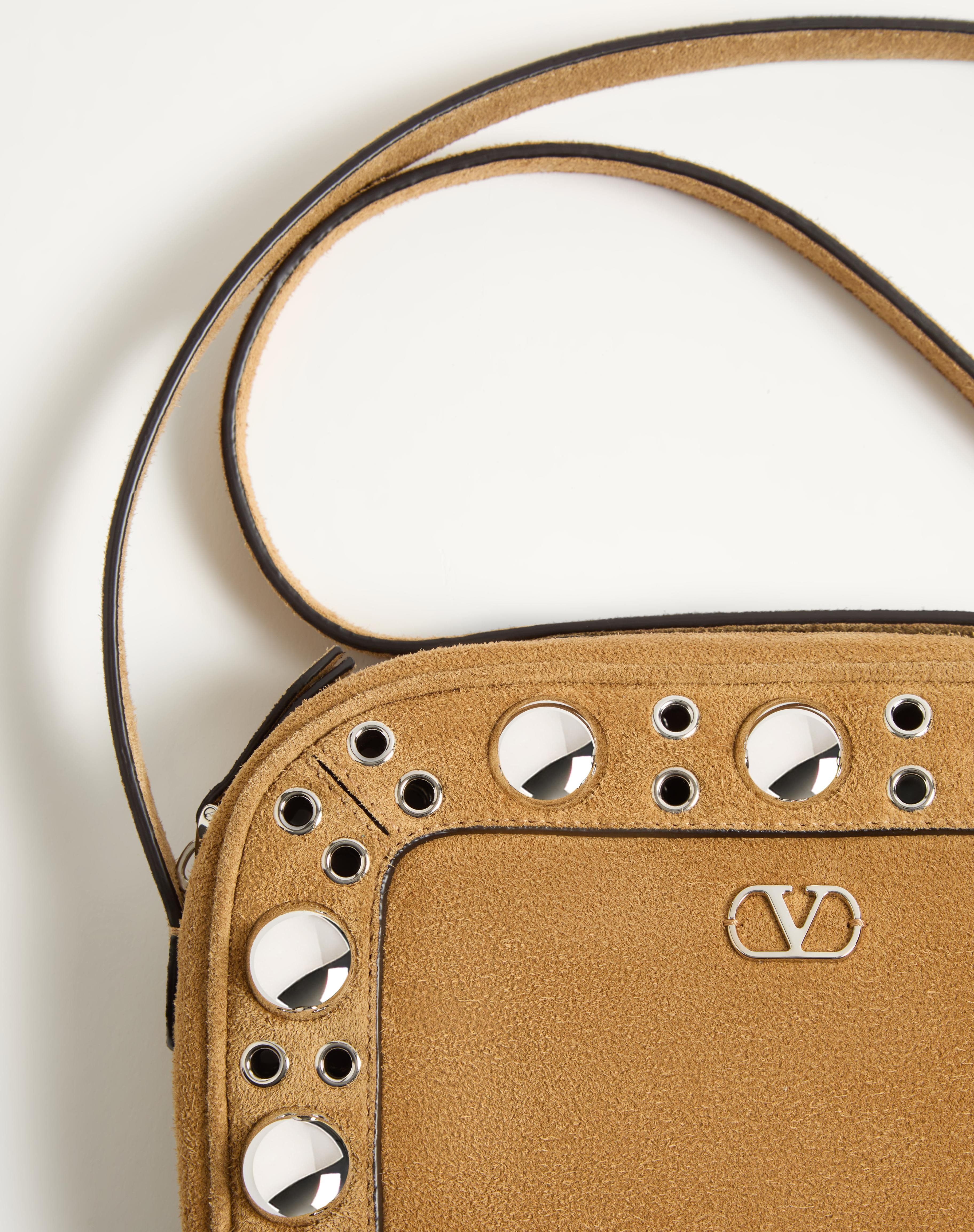 VALENTINO GARAVANI NELLCÔTE SUEDE SHOULDER BAG - 8