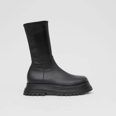 Burberry Leather and Lambskin Boots outlook