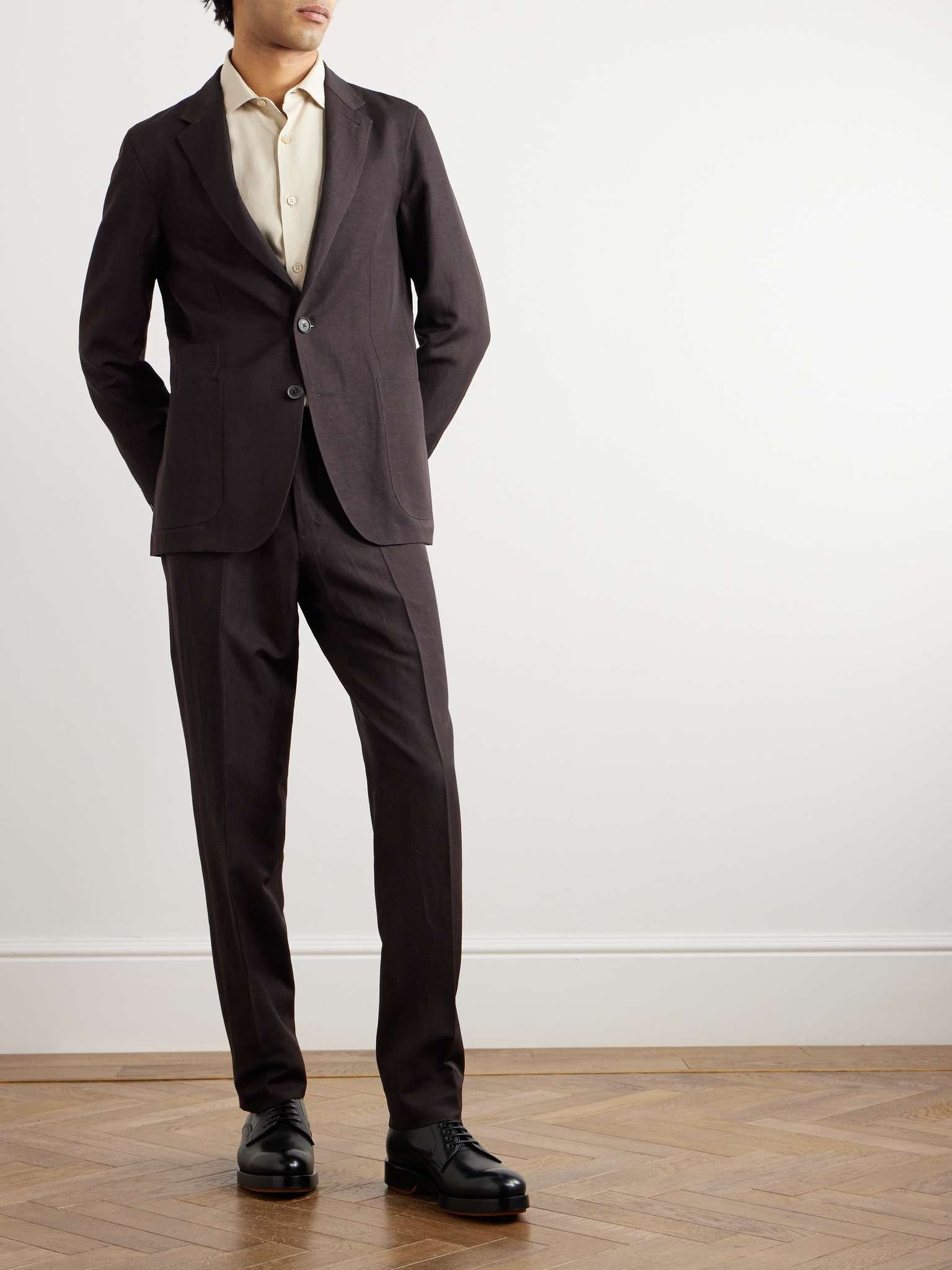 Slim-Fit Wool and Linen-Blend Suit Jacket - 2