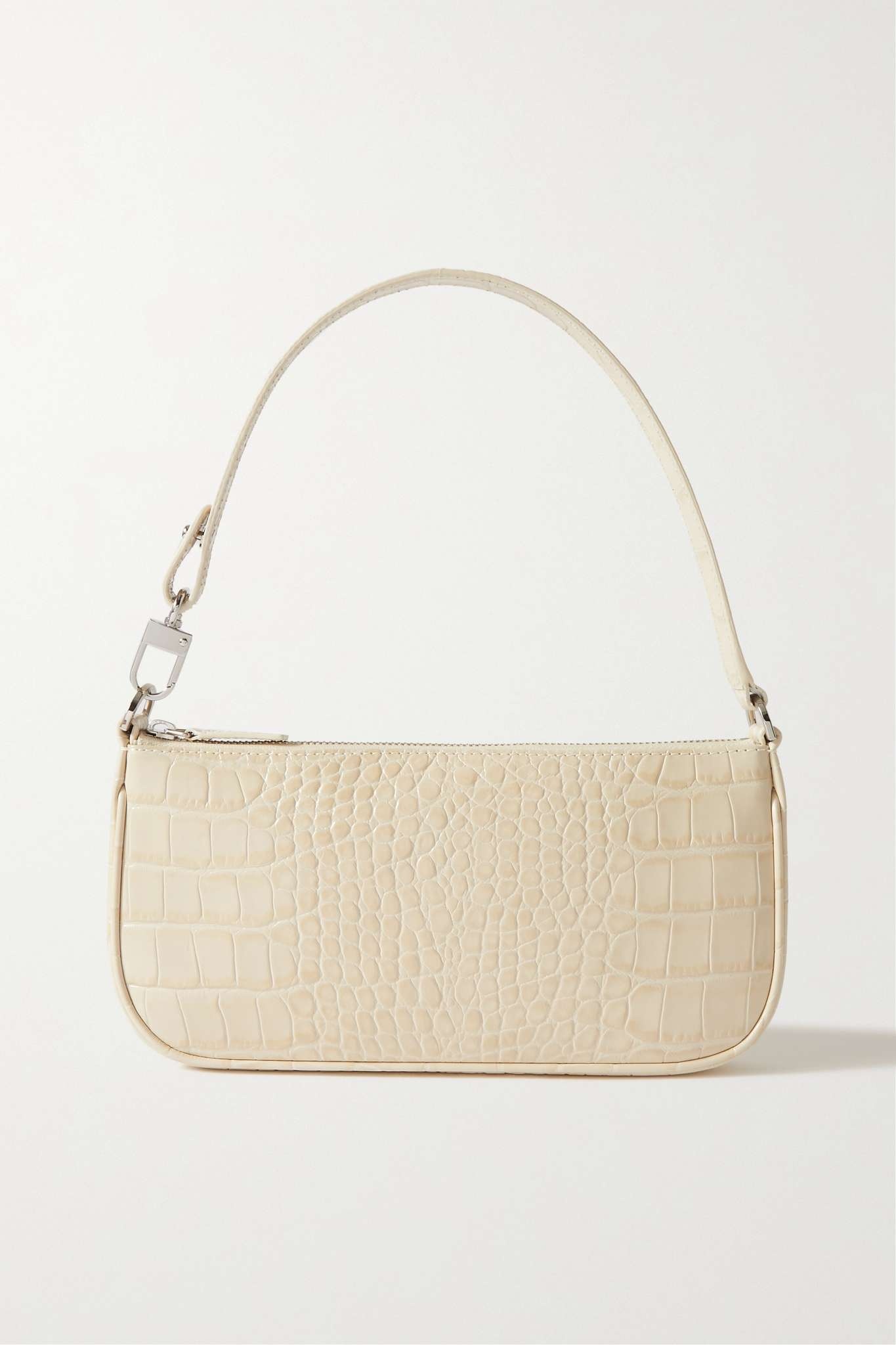 Rachel croc-effect leather shoulder bag - 1