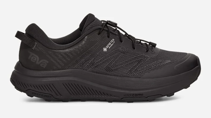 Men's Hurricane Trailsetter GTX Trail Running Shoe in Black/Black - 1