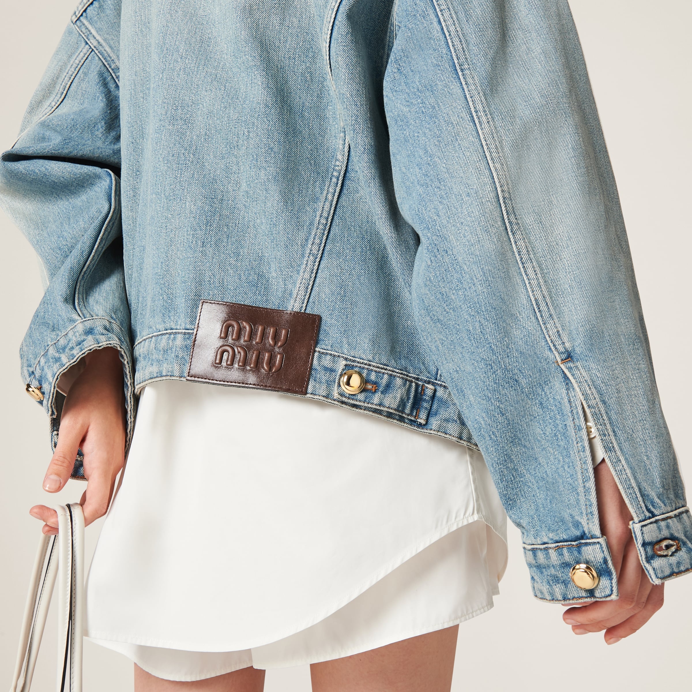 Denim blouson jacket - 5