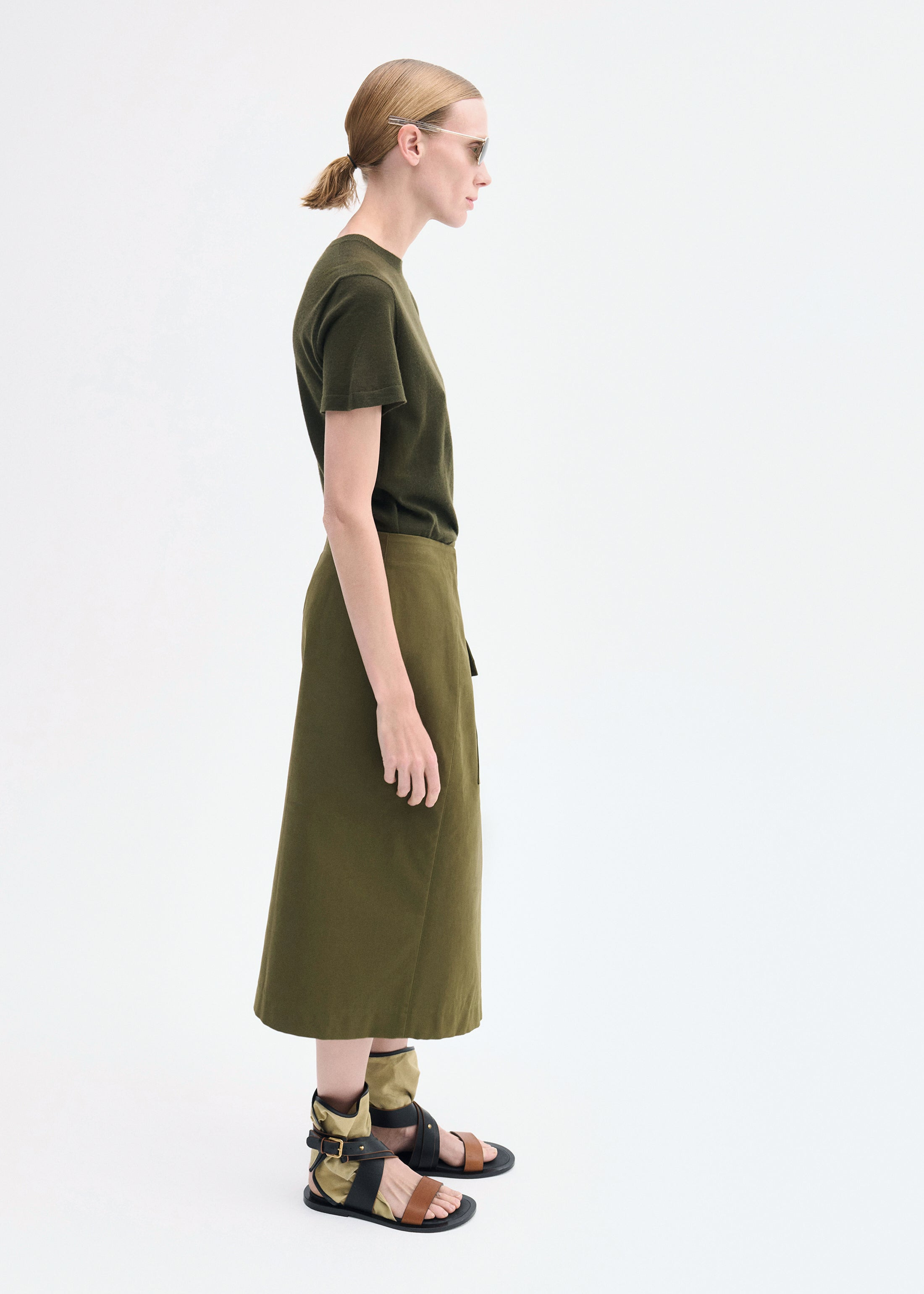Relaxed Tee in Fine Cashmere - 4