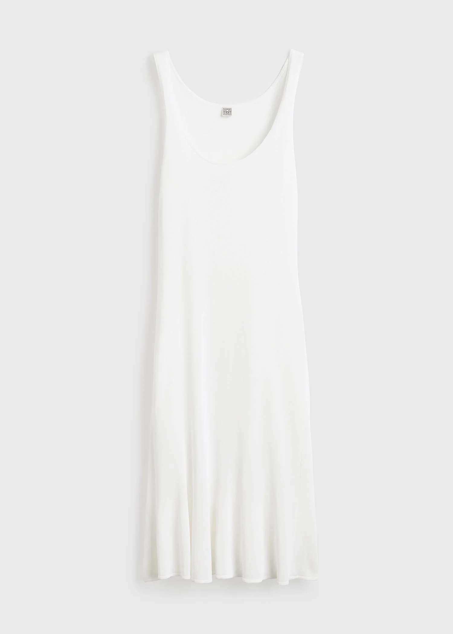 Fluted hem dress optic white - 1