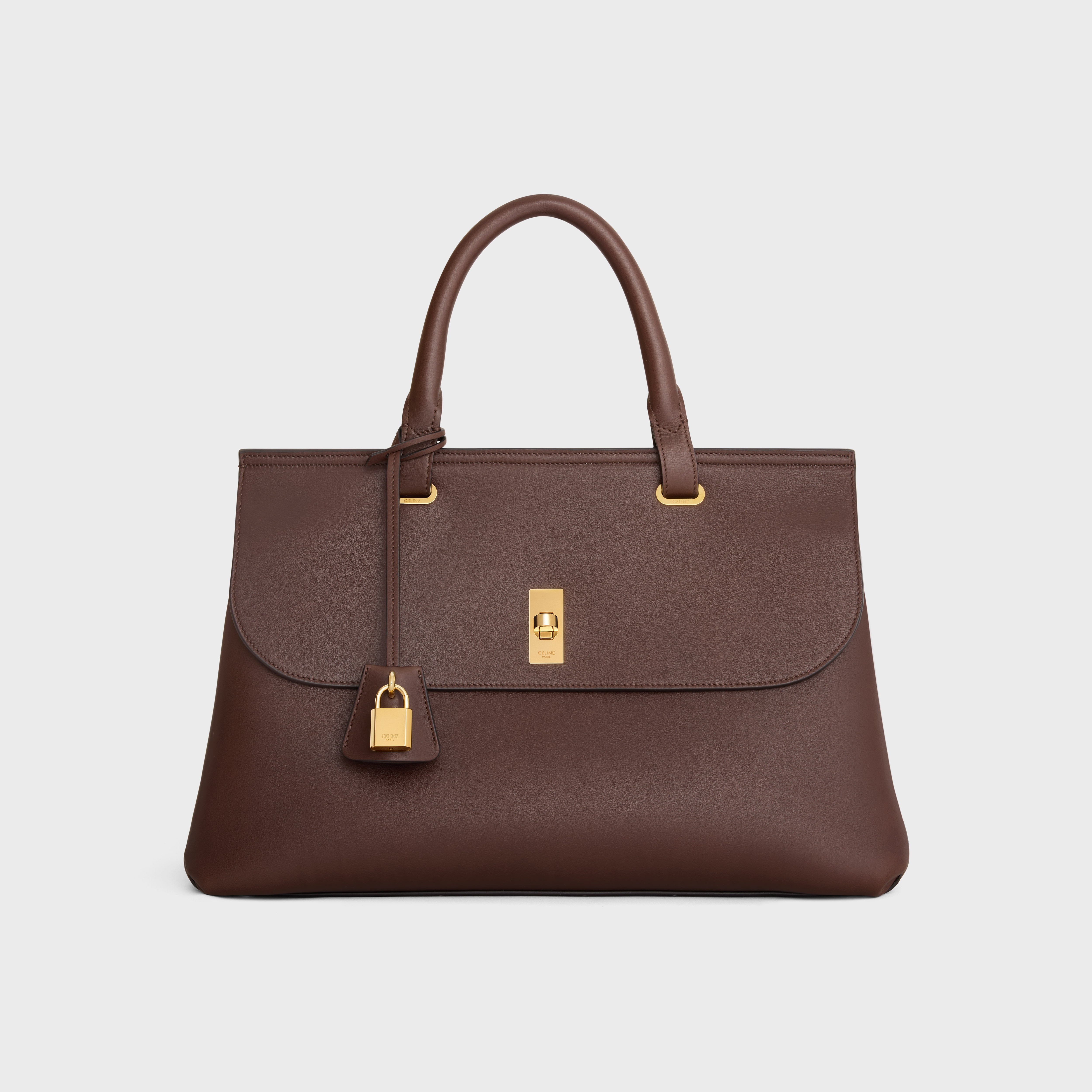 ハンドバッグ Celine Medium Aucourt 16 Soft In Natural Calfskin CELINE MEDIUM AUCOURT 16 SOFT IN Natural Calfskin | REVERSIBLE