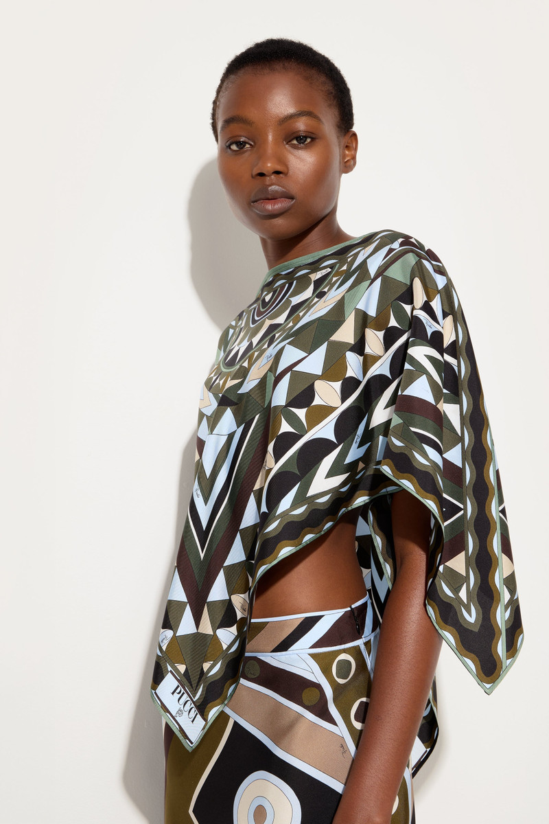 MANUBA PRINT SILK BLOUSE 5