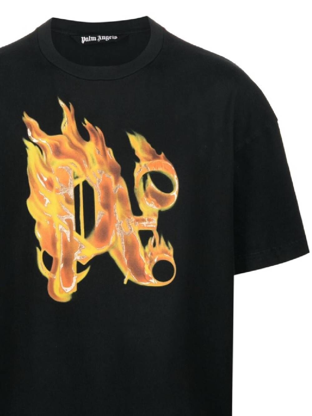 Burning monogram t-shirt - 2