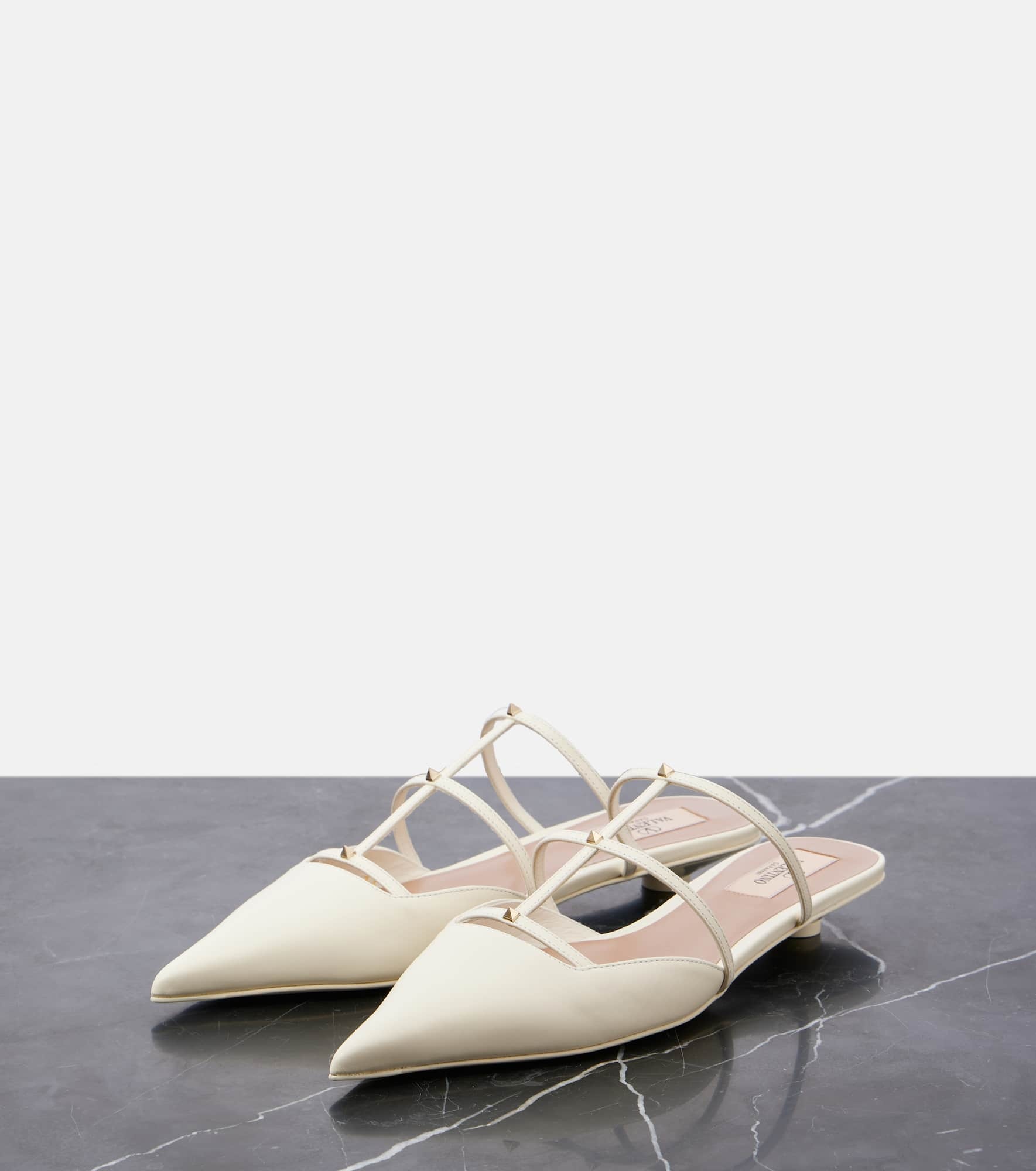 Rockstud Wispy 20 leather mules - 5