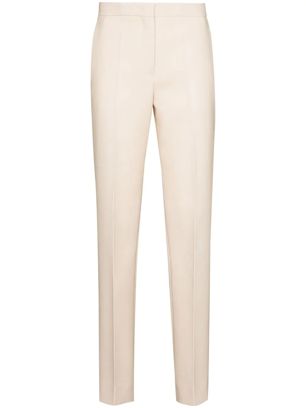 tailored straight leg trousers - 1