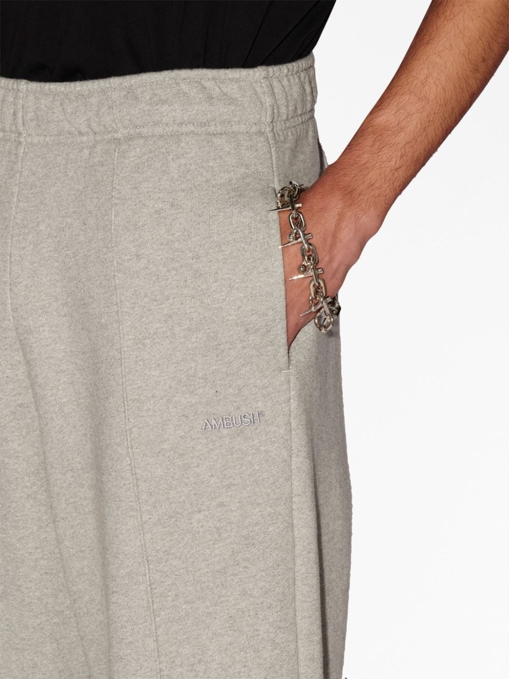 logo-embroidered track pants - 6