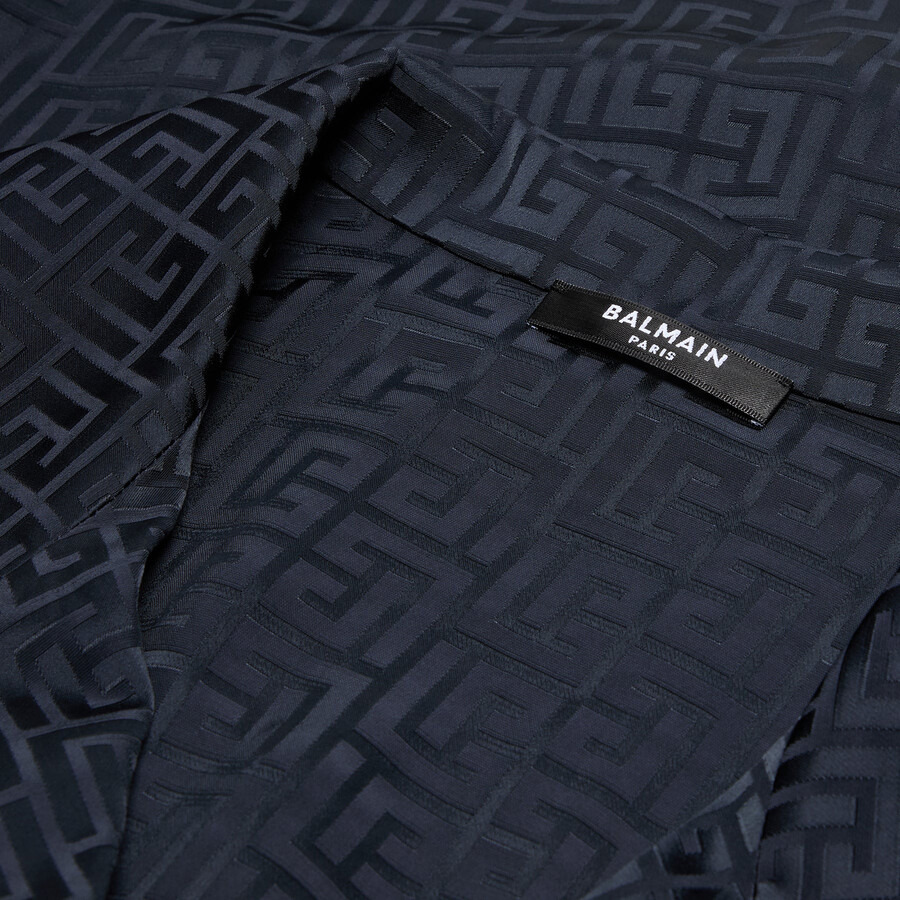 Balmain PB Labyrinth Jacquard Pyjama Shirt - 7