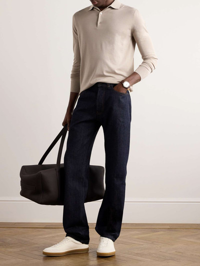 Loro Piana Slim-Fit Wish Virgin Wool Polo Shirt outlook
