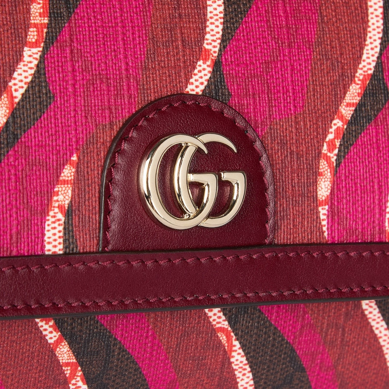 Printed super mini bag with Double G 5