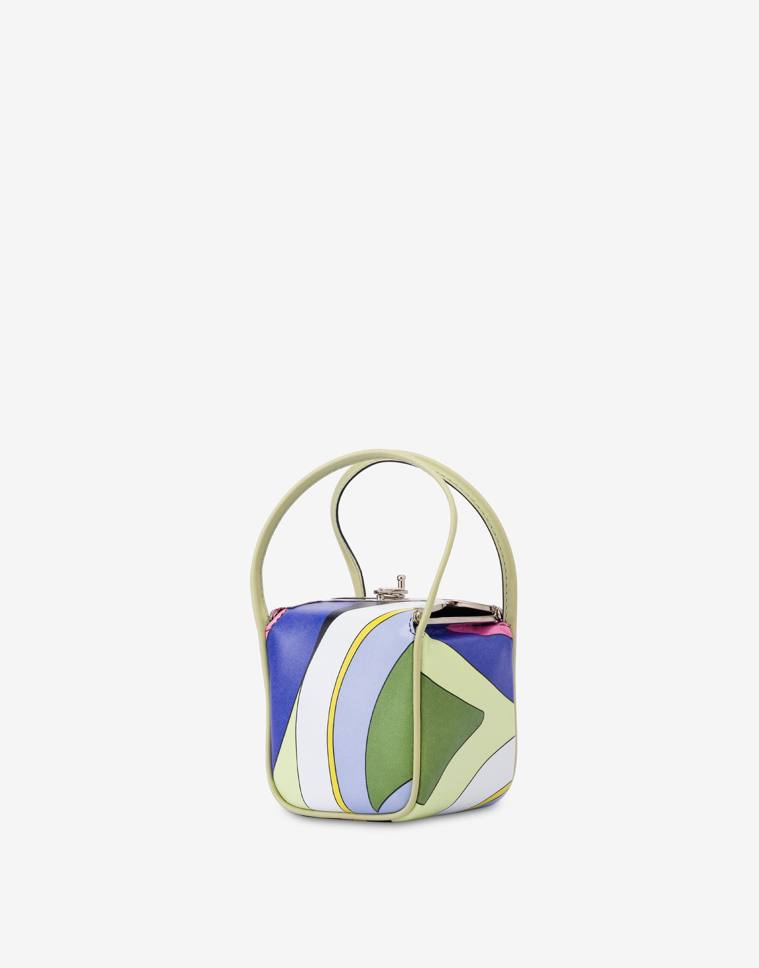MULTI-COLOUR PRINT NAPPA LEATHER MICRO BAG - 2