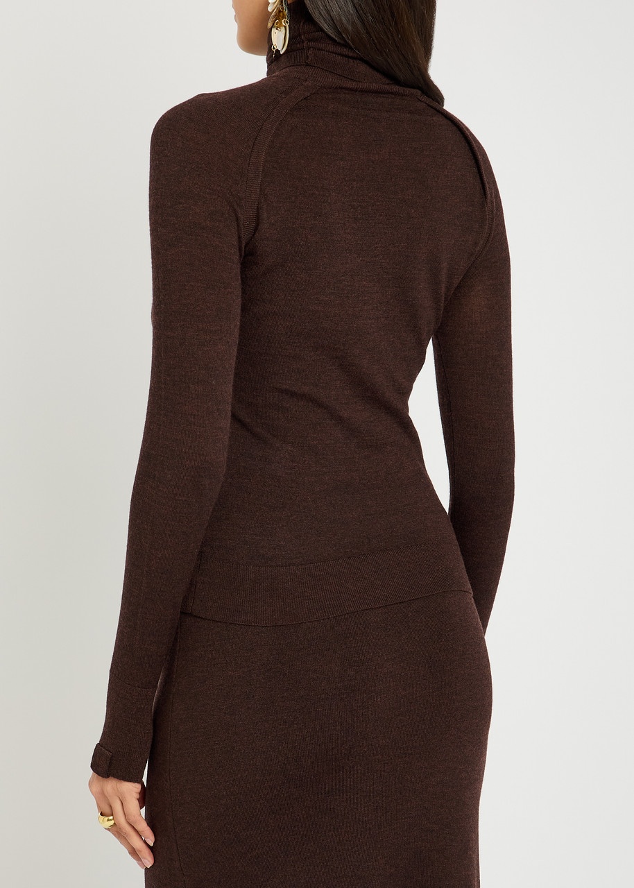Victoria Beckham Roll-neck Wool top - 3