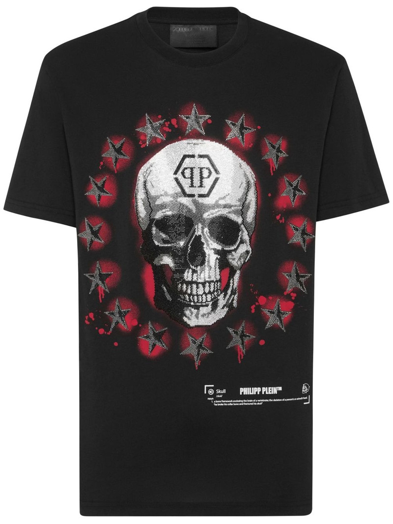 skull-print T-shirt 1