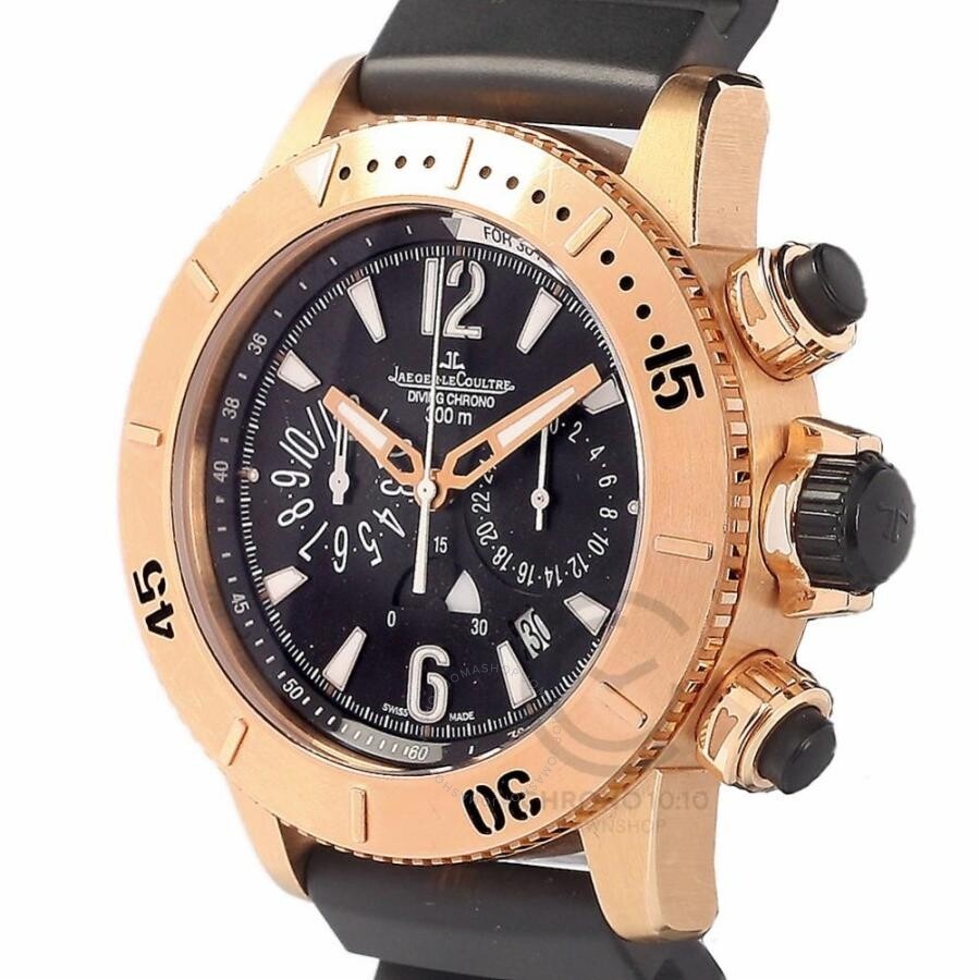 Jaeger LeCoultre Master Compressor Chronograph Automatic Black Dial Men's Watch 160.2.25 - 2