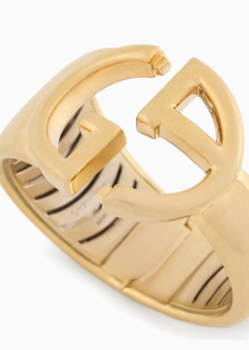 GIORGIO ARMANI Contoured GA logo bracelet outlook