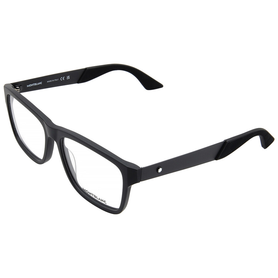 Montblanc Demo Rectangular Men's Eyeglasses MB0300O 001 56 - 4
