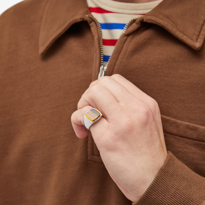 TOM WOOD Tom Wood Cushion Tiger Eye Ring outlook