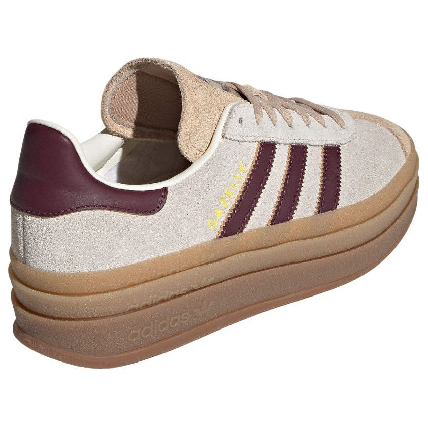 (WMNS) adidas Gazelle 'Beige Burgundy' JQ5127 - 4