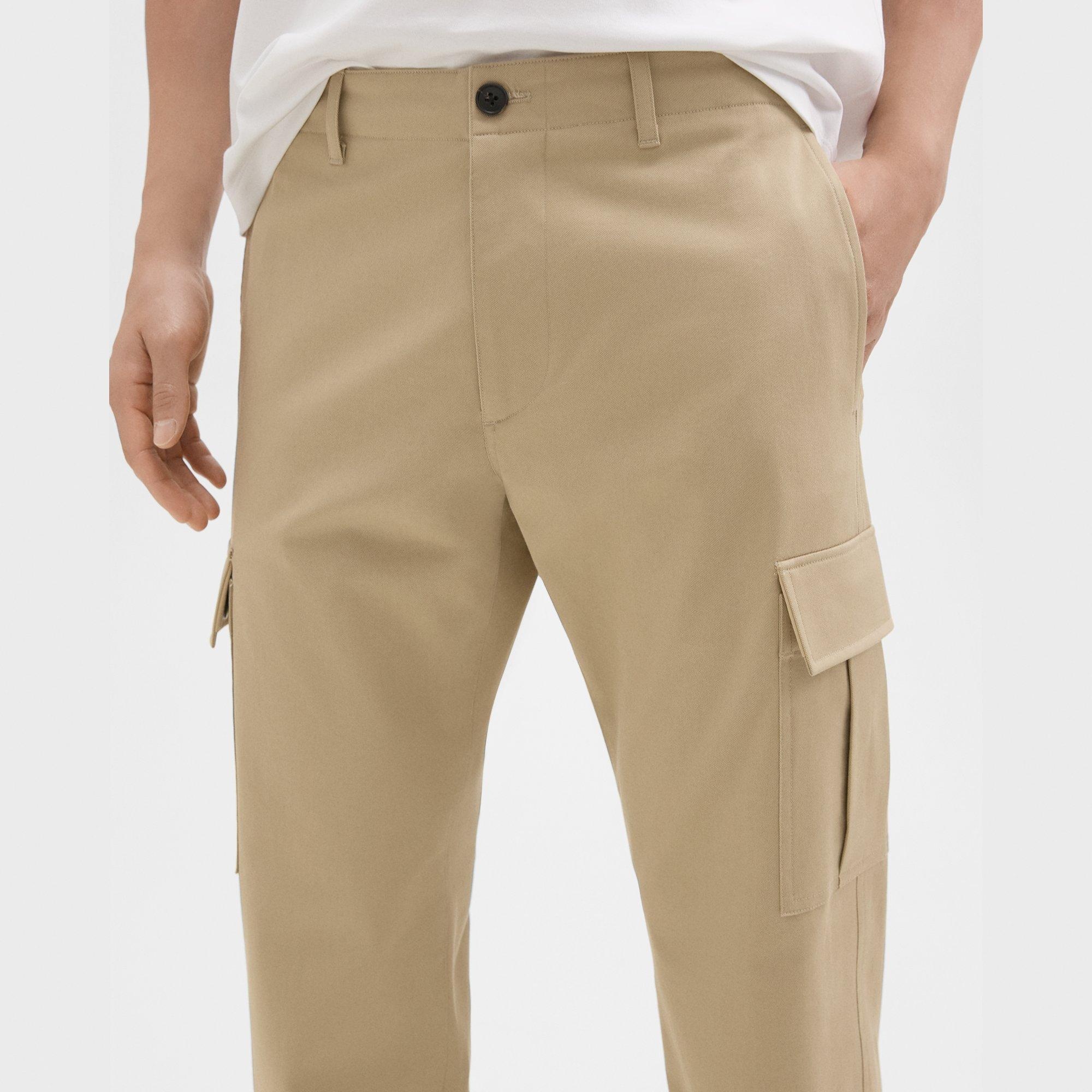 Straight Cargo Pant in Stretch Cotton Twill - 5