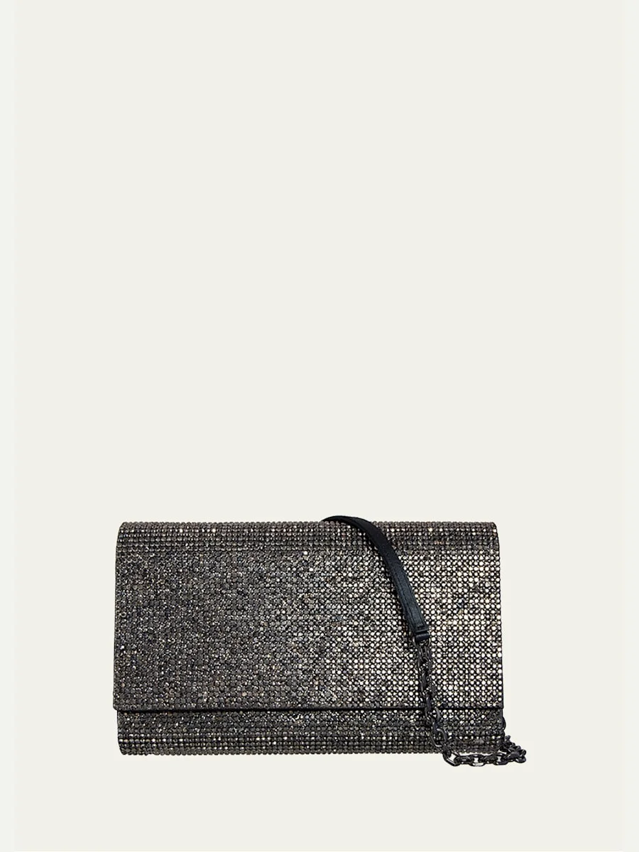 Fizzoni Full-Beaded Clutch Bag - 1