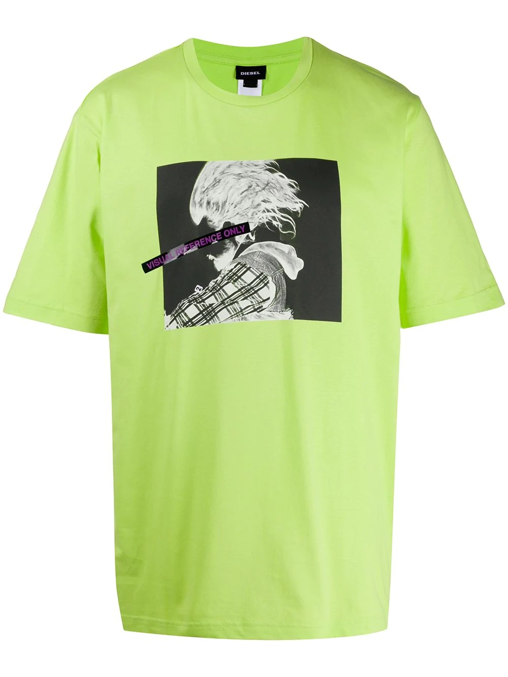 negative photo print T-shirt - 1