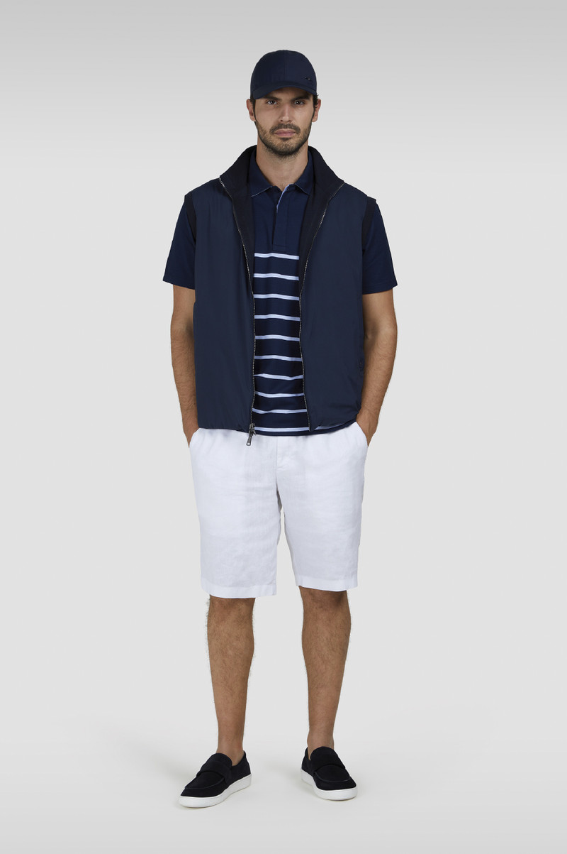 Paul & Shark POLO IN FRESH COTTON 와 LINEN 세부 사항 outlook