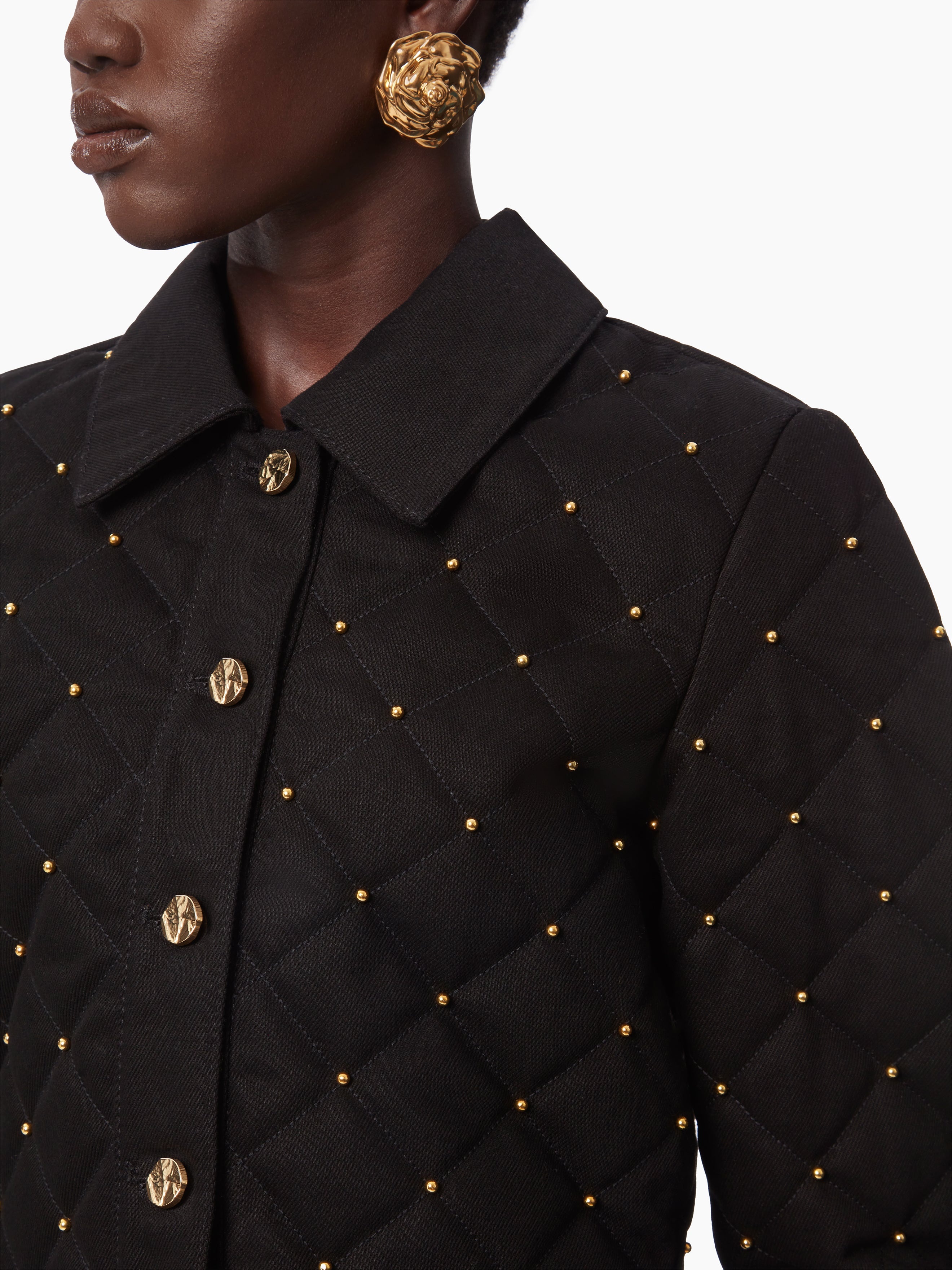 QUILTED DENIM JACKET - 3