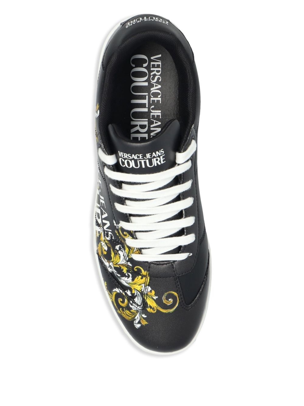 logo-embroidered sneakers - 4