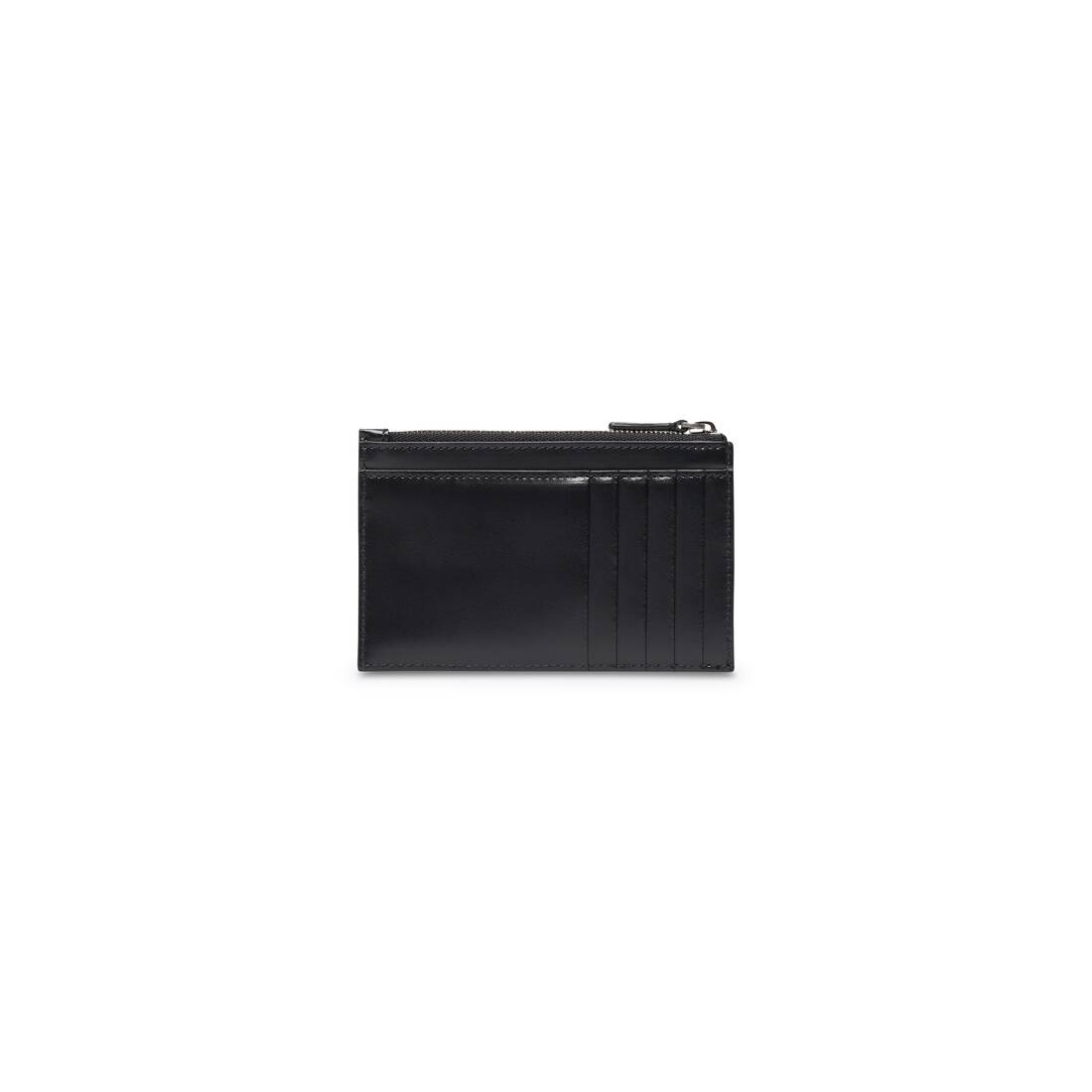 Men's Essential Long Coin And Card Holder in Black - 2