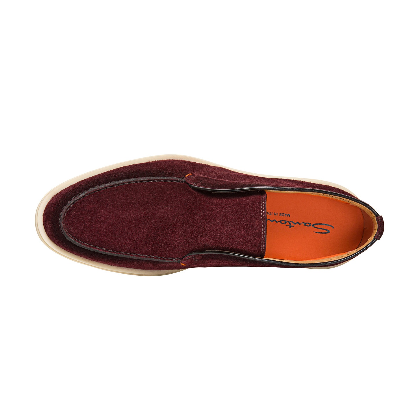 Men’s burgundy suede desert boot - 4