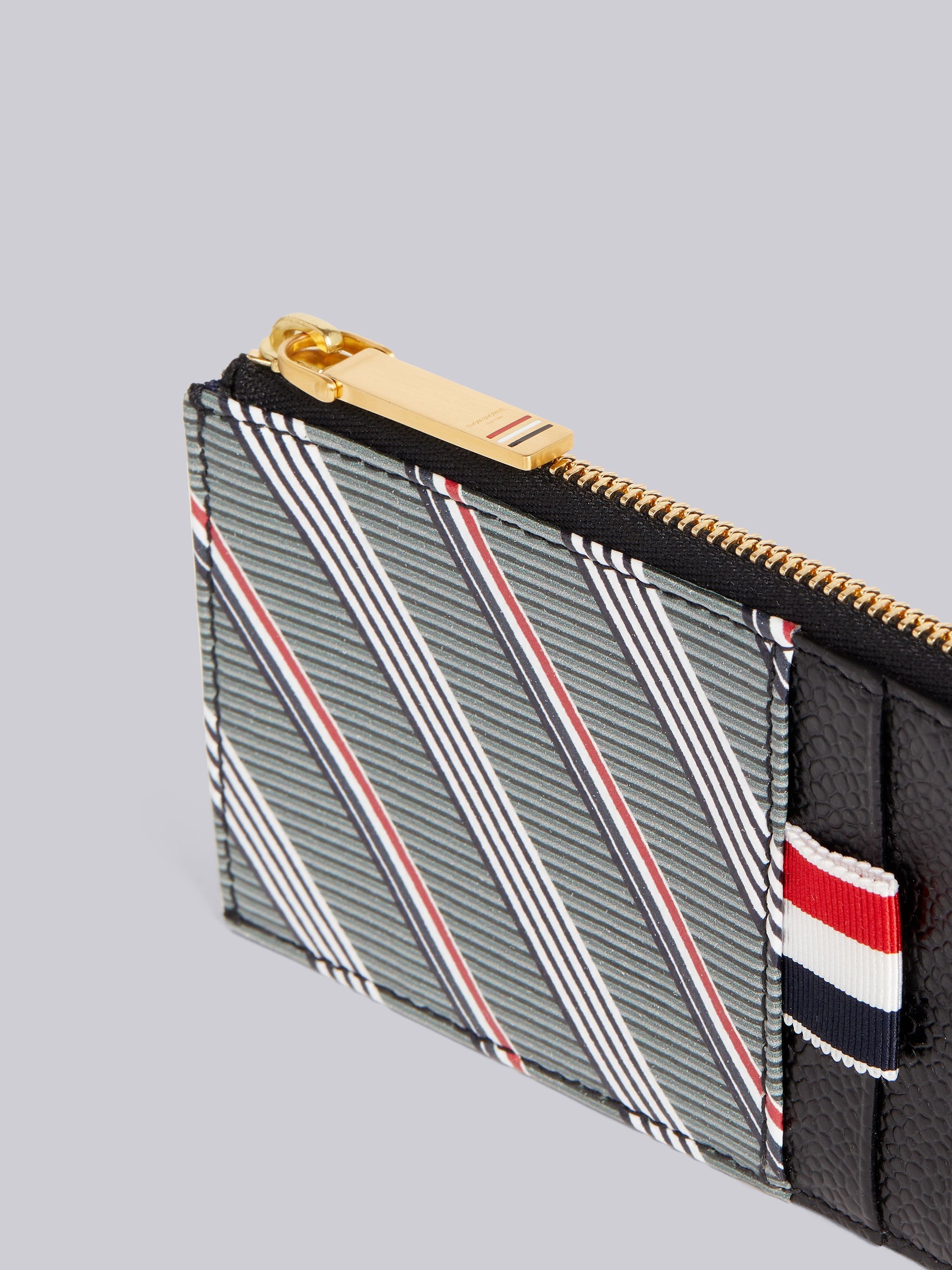 Medium Grey Monogram Coated Canvas Half Zip Around Wallet - 2