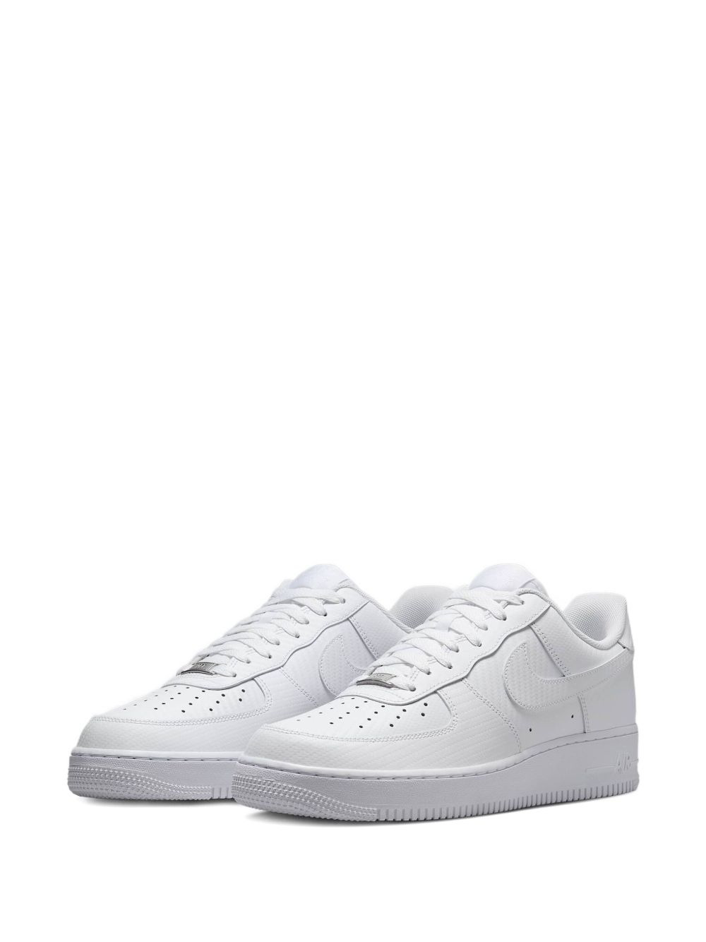 low-top leather trainers - 2