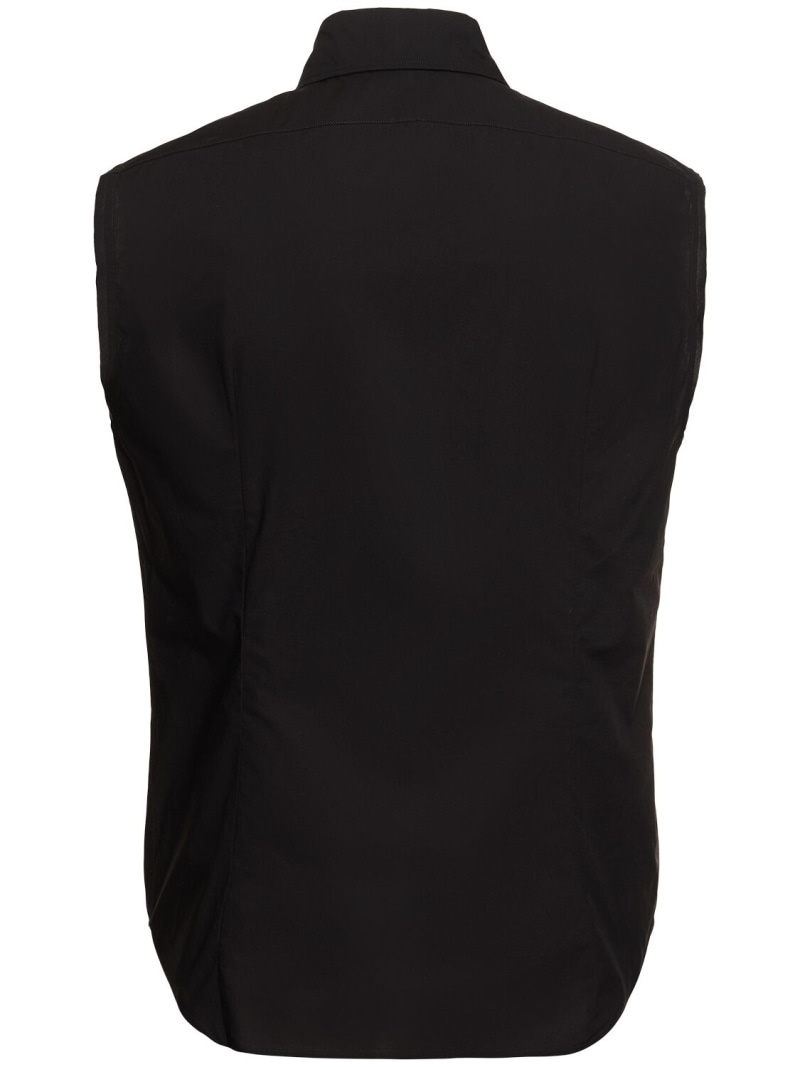 Boudewijn fitted sleeveless shirt - 3