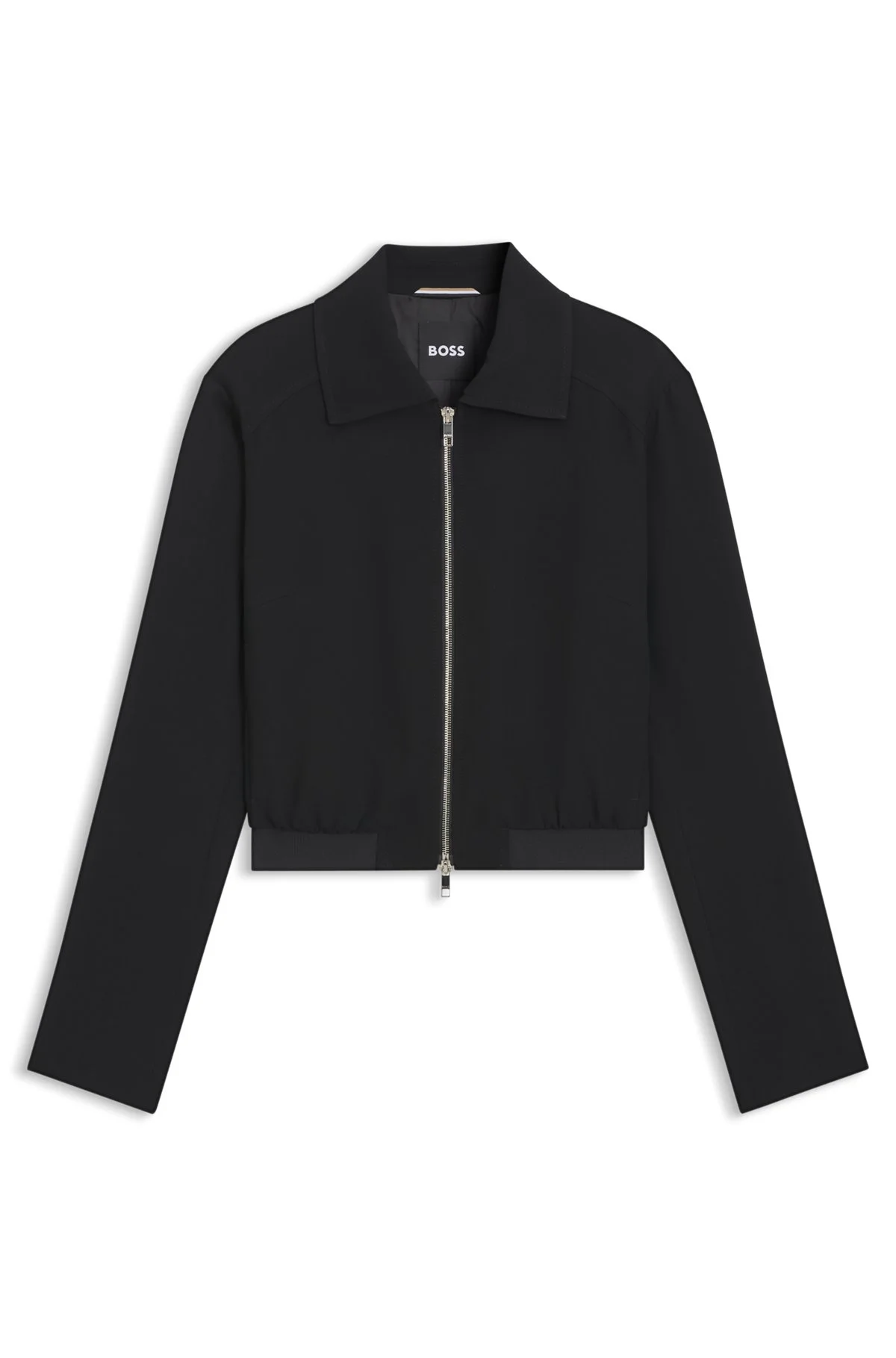 REGULAR-FIT BLAZER IN SOFT CREPE - 1